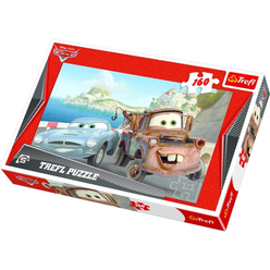 Trefl Cars 2 Mater ve Finn 160 Parça Puzzle 15196 - Thumbnail