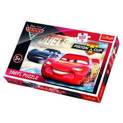 Trefl - Trefl Cars 3 Piston Kupası 100 Parça Puzzle 16313