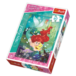 Trefl Puzzle Princess Ariel And Her Friends 60 Parça - Thumbnail