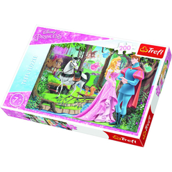 Trefl Disney Prensesleri Ormanda Buluşma 200 Parça Puzzle 13223 - Thumbnail