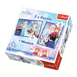 Trefl - Trefl Frozen Sisters Puzzle 30+48 Parça 90617 