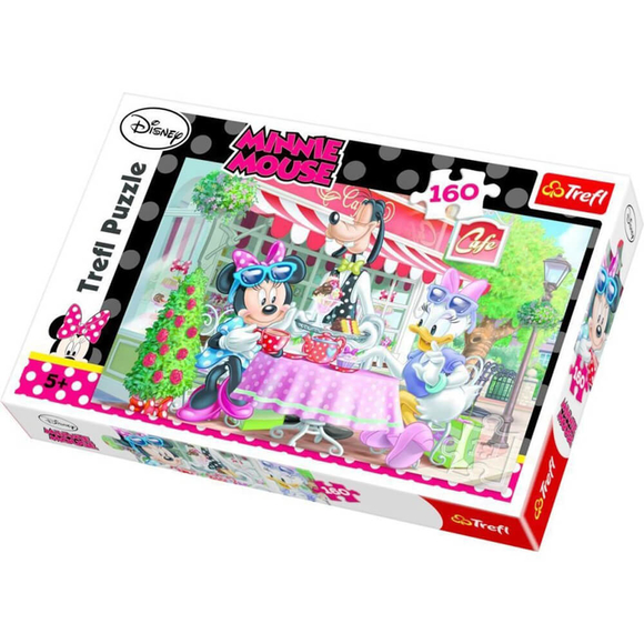 Trefl Minie Mouse Kafede 160 Parça Puzzle 15298
