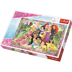 Trefl Princesses Meeting 260 Parça Puzzle 13242 - Thumbnail