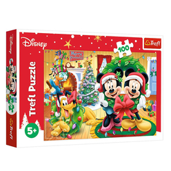 Trefl Puzzle 100 Parça Magic Of Christmas, Disney 16365 - Thumbnail