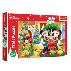 Trefl - Trefl Puzzle 100 Parça Magic Of Christmas, Disney 16365