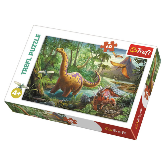 Trefl Puzzle Dinosaur Migration 60 Parça 17319
