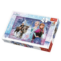 Trefl - Trefl Puzzle Frozen Wintery Adventures 160 Parça 15344