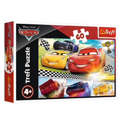 Trefl Puzzle Legendary Race, Disney Cars 3 60 Parça 17334 - Thumbnail