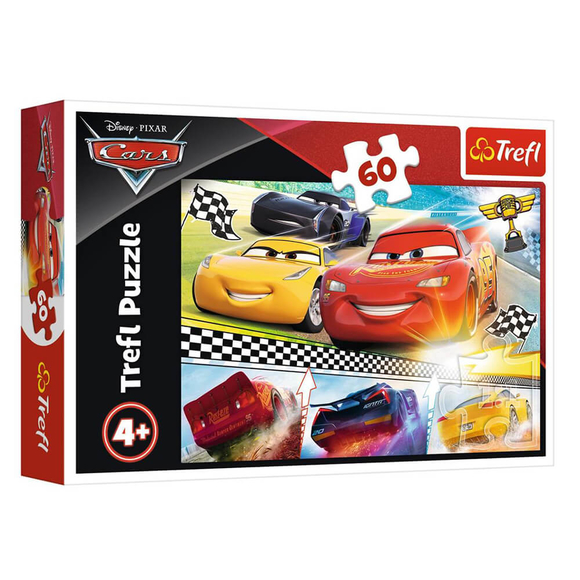 Trefl Puzzle Legendary Race, Disney Cars 3 60 Parça 17334