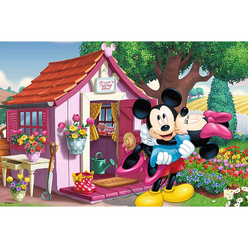 Trefl Puzzle Mickey And Minnie In The Garden 60 Parça 17285 - Thumbnail
