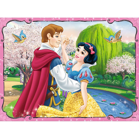 Trefl Puzzle Snow White In Love 2’li 30+48 Parça ve 1 adet Hafıza Oyunu 90603