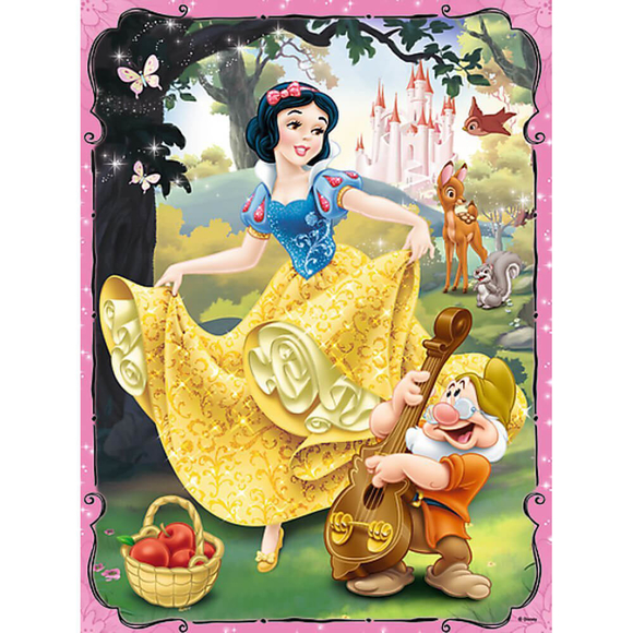 Trefl Puzzle Snow White In Love 2’li 30+48 Parça ve 1 adet Hafıza Oyunu 90603