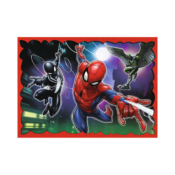 Trefl Puzzle Spiderman Web 4’lü 35+48+54+70 Parça 34293