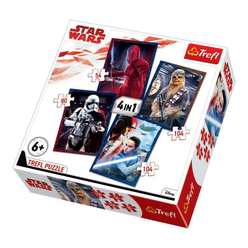 Trefl - Trefl Puzzle Star Wars Ready To Battle 4’lü 35+48+54+70 Parça 34277