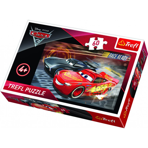Trefl Race Disney Cars 3 60 Parça Puzzle 17297