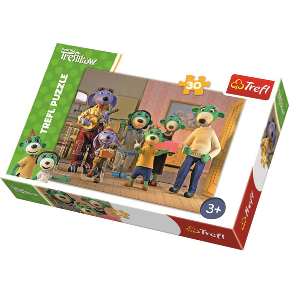 Trefl Treflik Family Happy Day 30 Parça Puzzle 18238