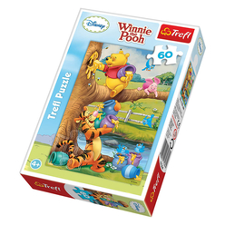 Trefl Winnie The Pooh ve Arkadaşları Bal Hasadı 60 Parça Puzzle 17264 - Thumbnail