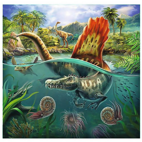 Trefl World Of Dinosaur 3’lü Puzzle Seti 34837
