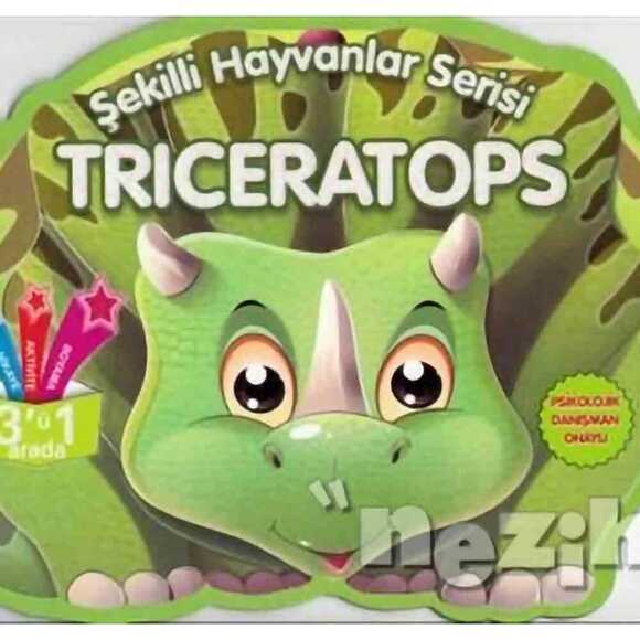 Triceratops - Şekilli Hayvanlar Serisi