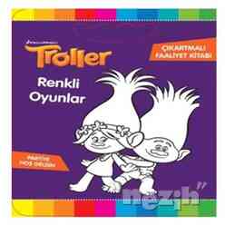 Troller - Renkli Oyunlar Çıkartmalı Faaliyet Kitabı - Thumbnail