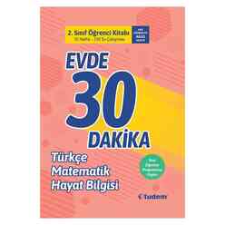 Tudem 2. Sınıf Evde 30 Dakika Öğrenci Kitabı - Thumbnail