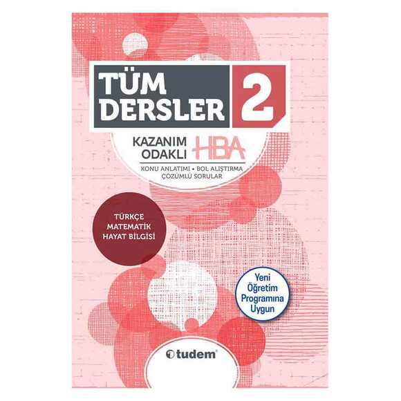 Tudem 2. Sınıf Tüm Dersler Kazanım Odaklı Hba