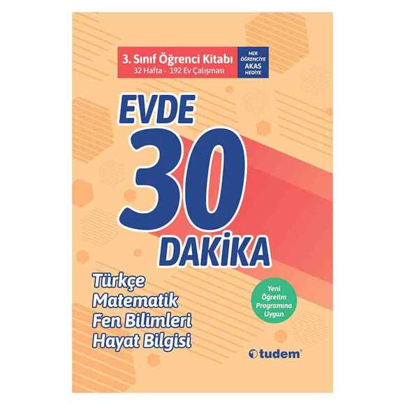 Tudem 3. Sınıf Evde 30 Dakika Öğrenci Kitabı