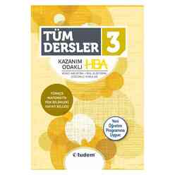 Tudem - Tudem 3. Sınıf Tüm Dersler Kazanım Odaklı Hba