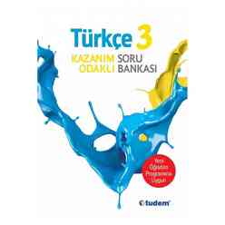 Tudem 3. Sınıf Türkçe Kazanım Odaklı Soru Bankası - Thumbnail