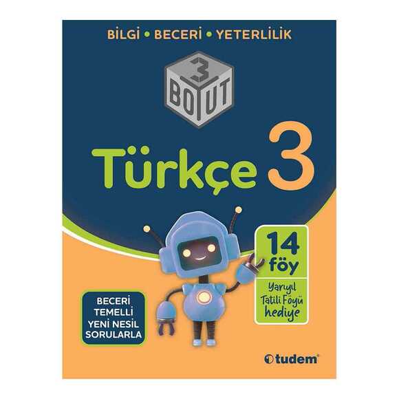 Tudem 3.Sınıf Türkçe 3 Boyut