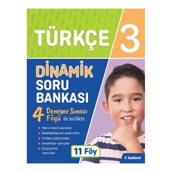 Tudem 3.Sınıf Türkçe Dinamik Soru Bankası - Thumbnail