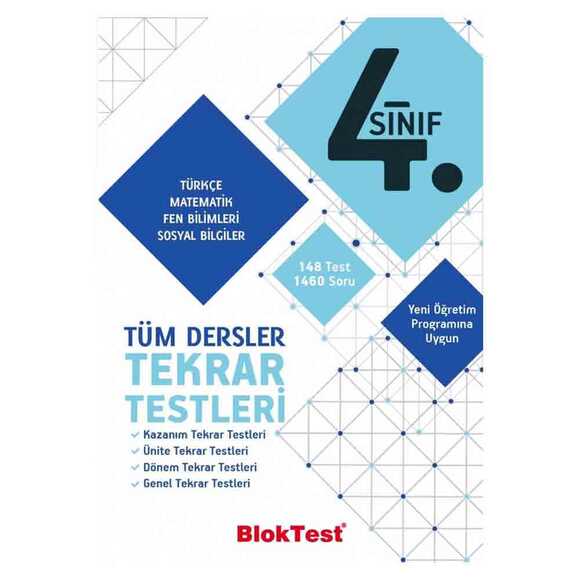 Tudem 4. Sınıf Bloktest Tüm Dersler Tekrar Testleri