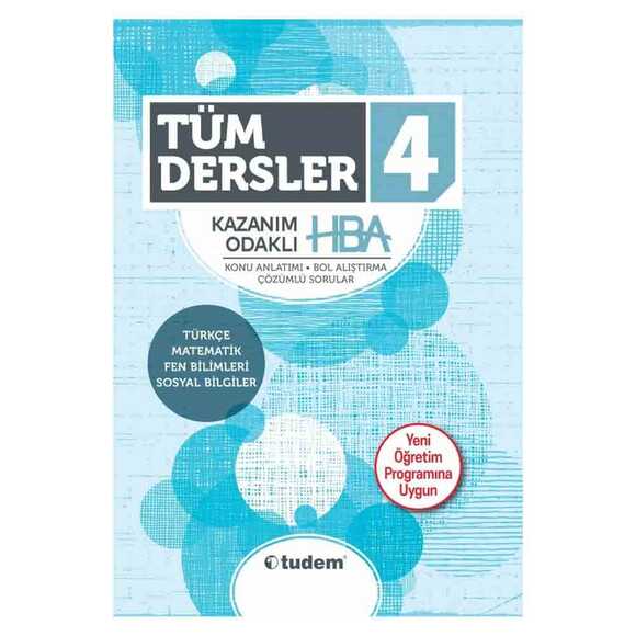 Tudem 4. Sınıf Tüm Dersler Kazanım Odaklı Hba