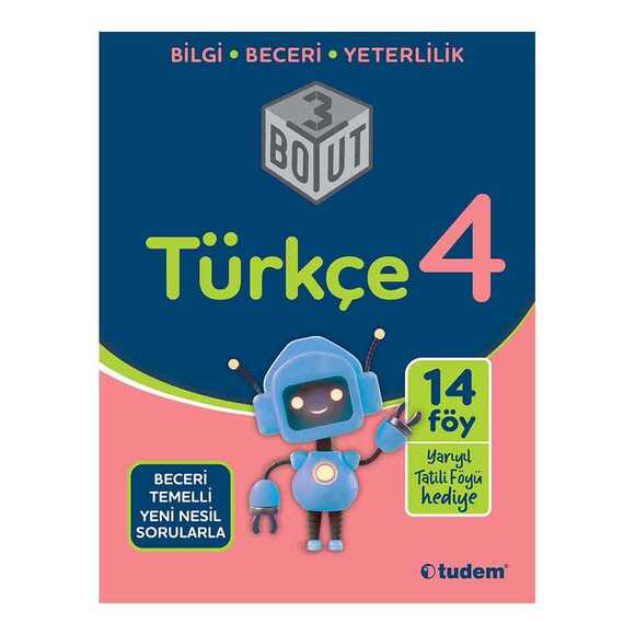 Tudem 4.Sınıf Türkçe 3 Boyut