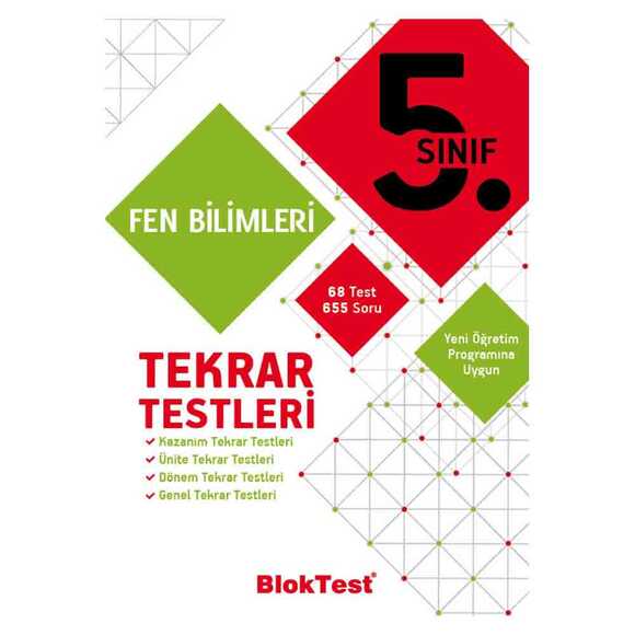 Tudem 5. Sınıf Bloktest Fen Bilimleri Tekrar Testleri