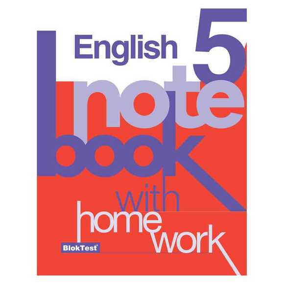 Tudem 5. Sınıf Bloktest İngilizce Notebook