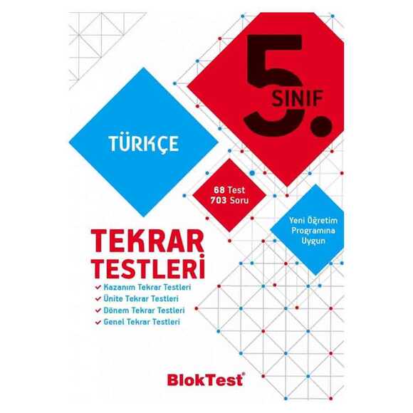 Tudem 5. Sınıf Bloktest Türkçe Tekrar Testleri