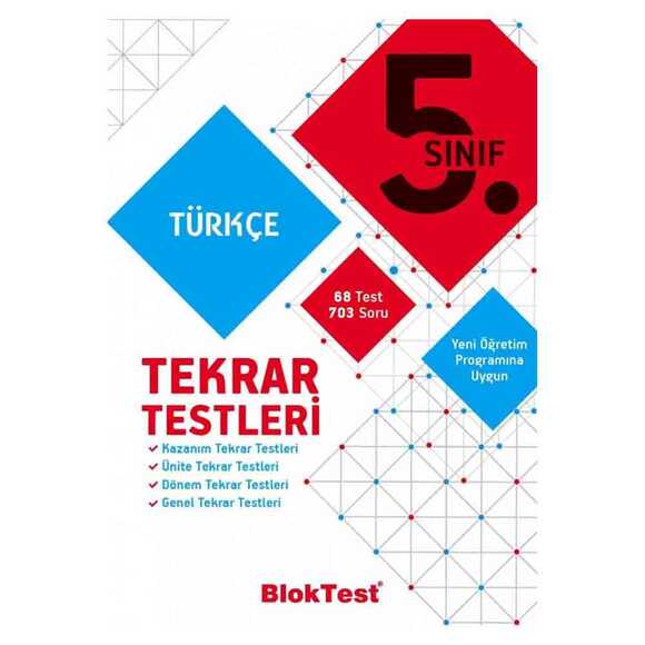 Tudem 5. Sınıf Bloktest Türkçe Tekrar Testleri