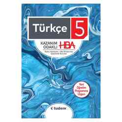 Tudem - Tudem 5. Sınıf Türkçe Kazanım Odaklı HBA
