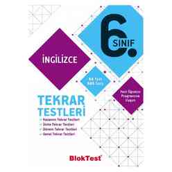 Tudem 6. Sınıf Bloktest İngilizce Tekrar Testleri - Thumbnail