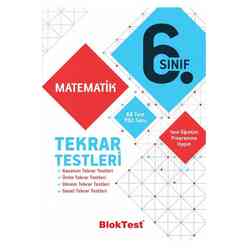 Tudem 6. Sınıf Bloktest Matematik Tekrar Testleri - Thumbnail