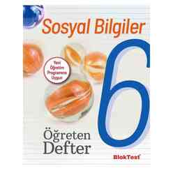 Tudem - Tudem 6. Sınıf Bloktest Sosyal Bil. Öğreten Defter