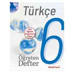 Tudem - Tudem 6. Sınıf Bloktest Türkçe Öğreten Defter