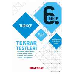 Tudem 6. Sınıf Bloktest Türkçe Tekrar Testleri - Thumbnail