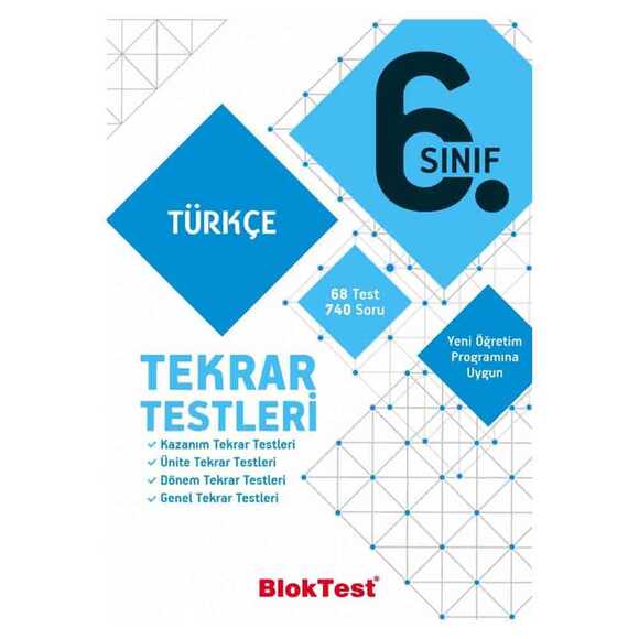 Tudem 6. Sınıf Bloktest Türkçe Tekrar Testleri