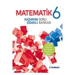 Tudem 6. Sınıf Matematik Kazanım Odaklı Soru Bankası - Thumbnail