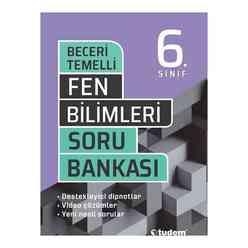 Tudem 6.sınıf Fen Bilimleri Beceri Temelli Soru Bankası - Thumbnail