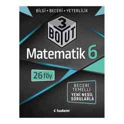 Tudem 6.Sınıf Matematik 3 BOYUT - Thumbnail