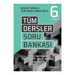 Tudem 6.sınıf Tüm Dersler Beceri Temelli Soru Bankası - Thumbnail