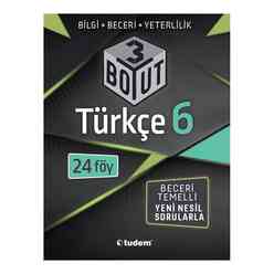 Tudem 6.Sınıf Türkçe 3 BOYUT - Thumbnail